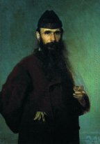 Portrait de l'artiste Alexander Dmitrievich Litovchenko 1878