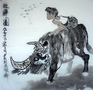Buffalo - Chinese Painting