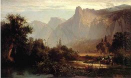 Keluarga India Piute di Yosemite Valley