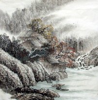 Gebouwen - Chinees schilderij