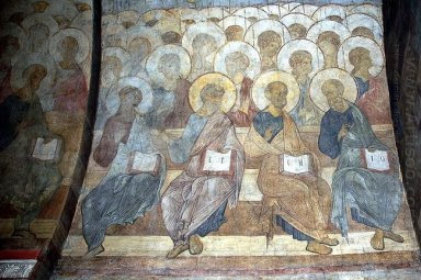 Het laatste oordeel engelen en apostelen 1408 1