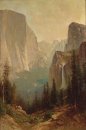 Temprano en la mañana, el valle de Yosemite