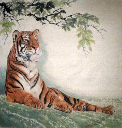Tiger - Chinesische Malerei Tiger - Chinesische Malerei