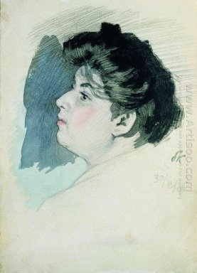 Stående av en okänd kvinna 1906
