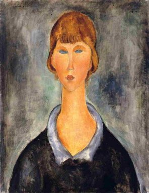 portrait d\'une jeune femme 1919