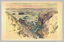 Belle Ile en Mer Evening Cote Sauvage 1909