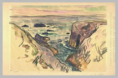 Belle Ile En Mer Sera Cote Sauvage 1909