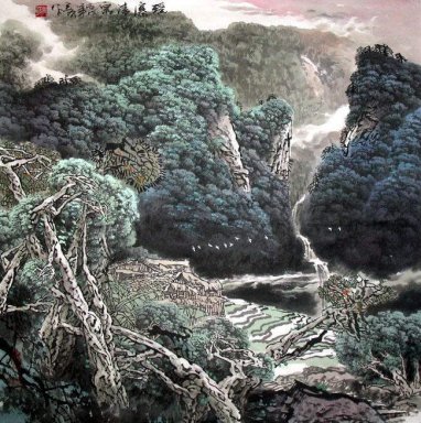 Träd - kinesisk målning
