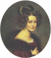 Porträt von Olimpiada Alexandrowna Ryumina 1826