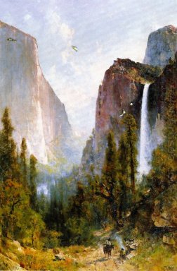 Caída nupcial del velo, valle de Yosemite