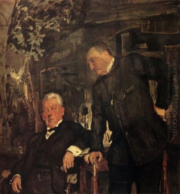 Portrait d\'Alexandre Lenski Et Alexander Yuzhin 1908