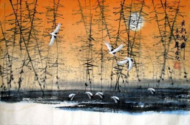 Våtmarker - kinesisk målning
