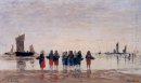 Fisherwomen At Berck 1875