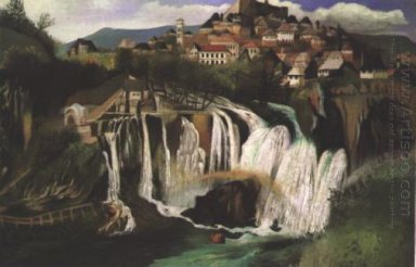 Wasserfall in Jajce
