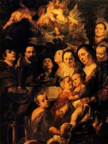 Stående av Jordaens Familj