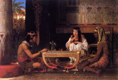 Jugadores de ajedrez egipcio