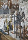 Gesù srotola il libro nella Sinagoga 1894