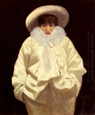 Sarah Bernhardt som Pierrot