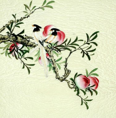 Peach - Peinture chinoise