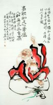 Tokoh Buddha - Lukisan Cina
