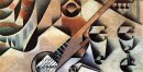 Guitare et banjo et Lunettes Lunettes 1912