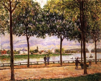 Promenade von Kastanienbäumen 1878
