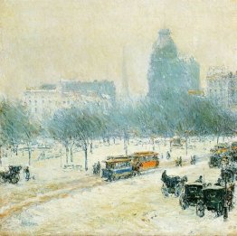 Vinter i Union Square