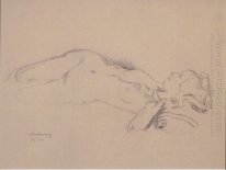 Desnudo femenino de descanso Mileva Roller 1912