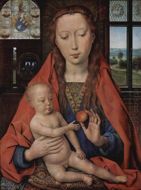 Madonna et enfant du diptyque du Maerten van Nieuwenhove 14