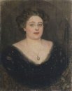 Portret van M Velichkina Nee Barones Von Klodt Yurgensburg 1914