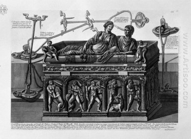 Große Urne mit Reliefs der Arbeiten des Herkules und Deckel aus