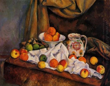 Frutero Jarra y frutas 1894