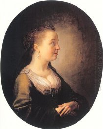 Retrato de uma jovem mulher