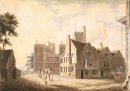 Une vue du Palais des Archevêques , Lambeth 1790