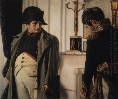 Napoleão e Geral Lauriston paz a todo o custo 1900