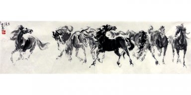 Лошадь - китайской живописи