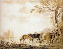 Landscape with cows