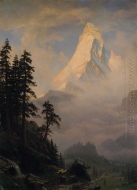 Sonnenaufgang am Matterhorn 1875