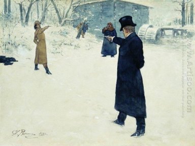 Duel Between Onegin And Lenski 1899