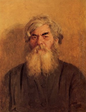 Retrato del compositor Antón Rubinstein 1887