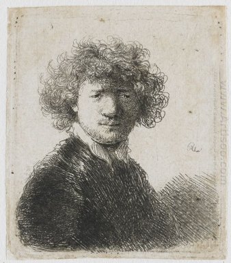 Borstbeeld van een Oude Man met een wapperende Baard Het Hoofd G