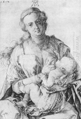 Jungfrau Maria säugt das Christkind 1512