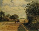 the road from mantes to choisy le roi 1874