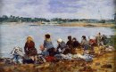 Laundresses On The Bank Of The Touques 5