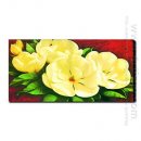 Hand-painted Oil Painting Floral Oversized Landscape - Set of 2
