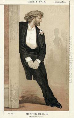 Caricatura de Frederic Leighton