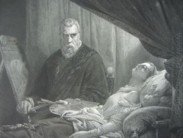 Tintoretto No leito de morte de sua filha