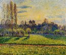 Vista del tramonto Bazincourt 1892