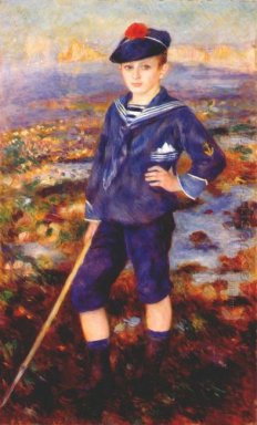Sailor Boy Portret van Robert Nunes 1883