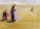 Tiga Wanita Memotong Rumput 1886